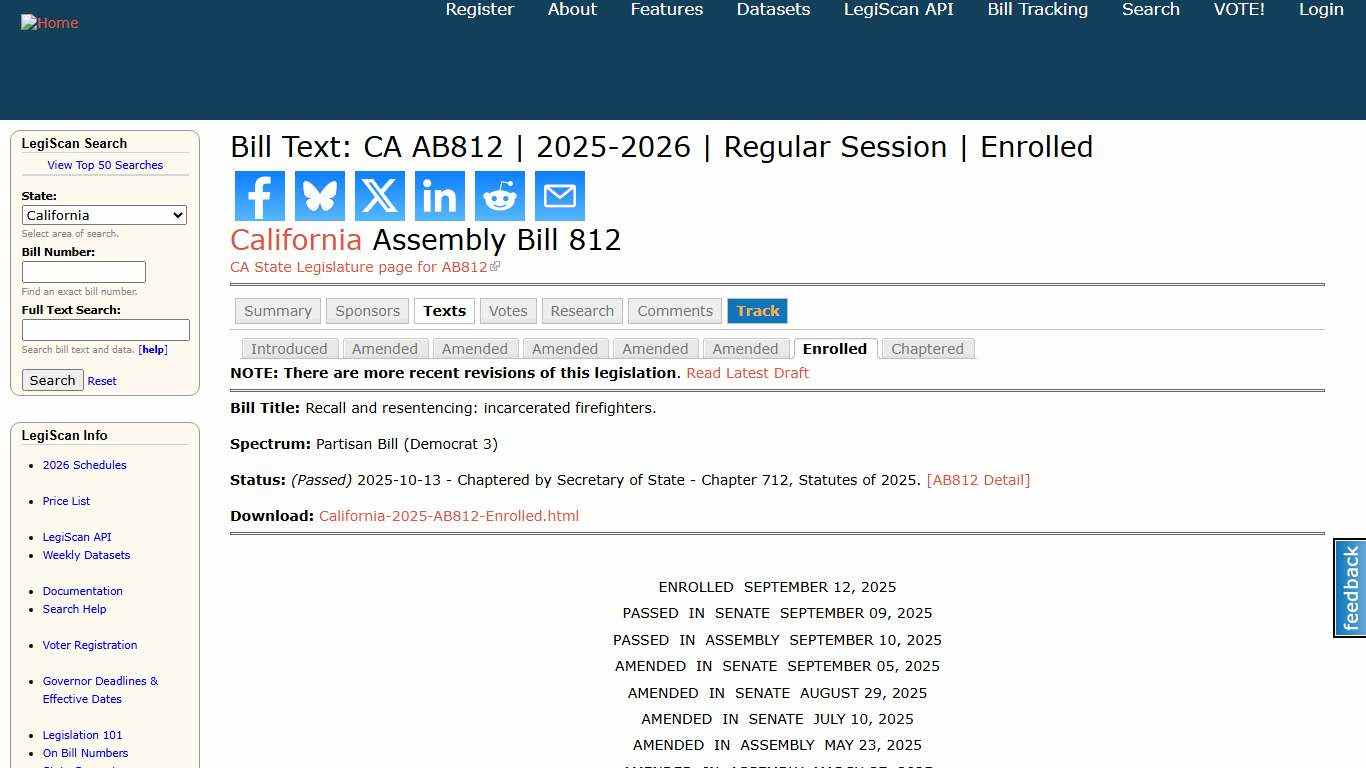 Bill Text: CA AB812 2025-2026 Regular Session Enrolled LegiScan